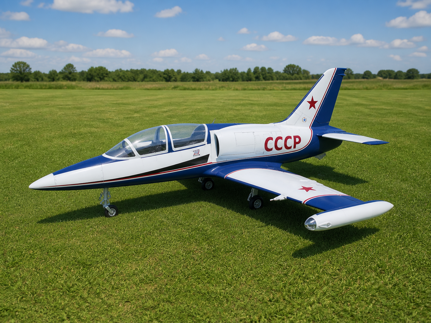 L-39 白蓝红 CCCP 涂装